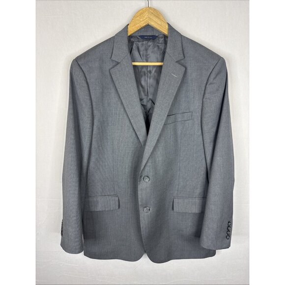 Brooks Brothers Fitzgerald Gray Wool Blazer Italy Vitale Barberis Canonico 42R